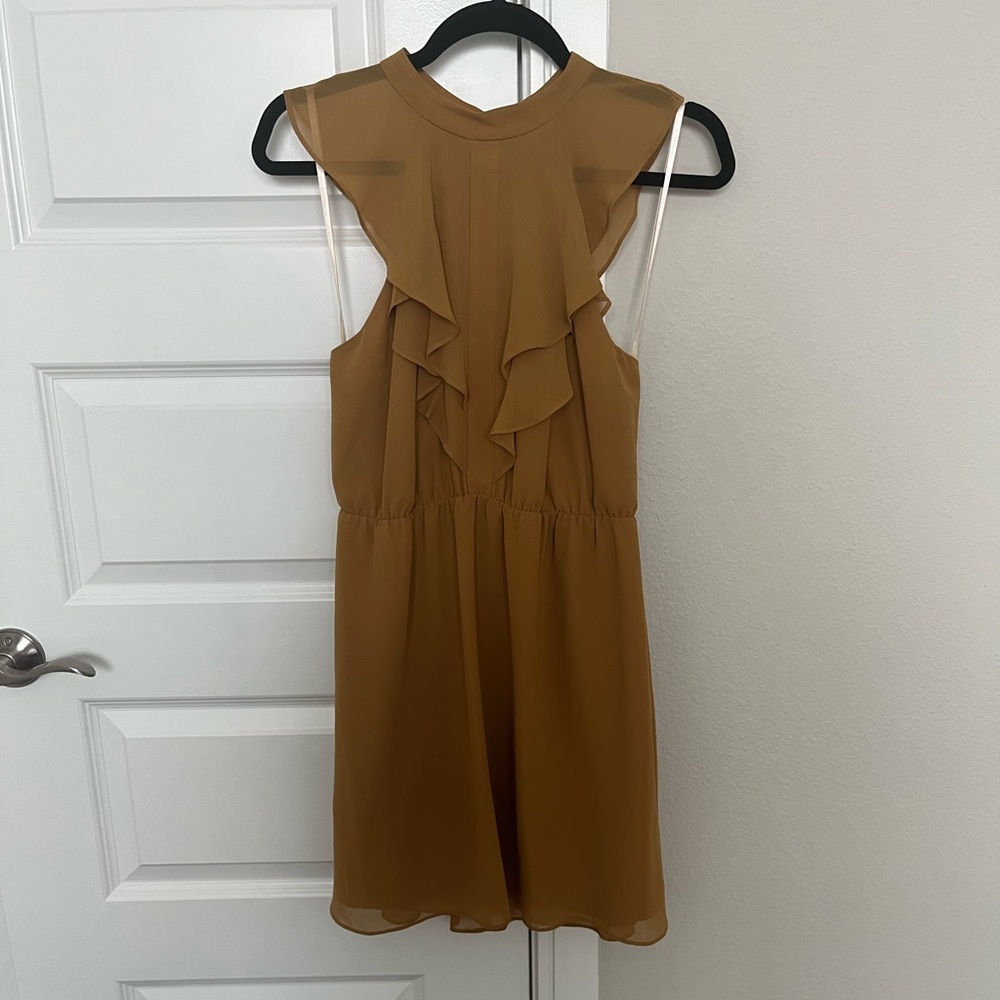 Gorgeous mustard dress